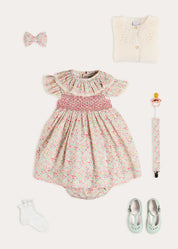 The Adelaide Baby Girl Hand Smocked Dress Look Look from Pepa London