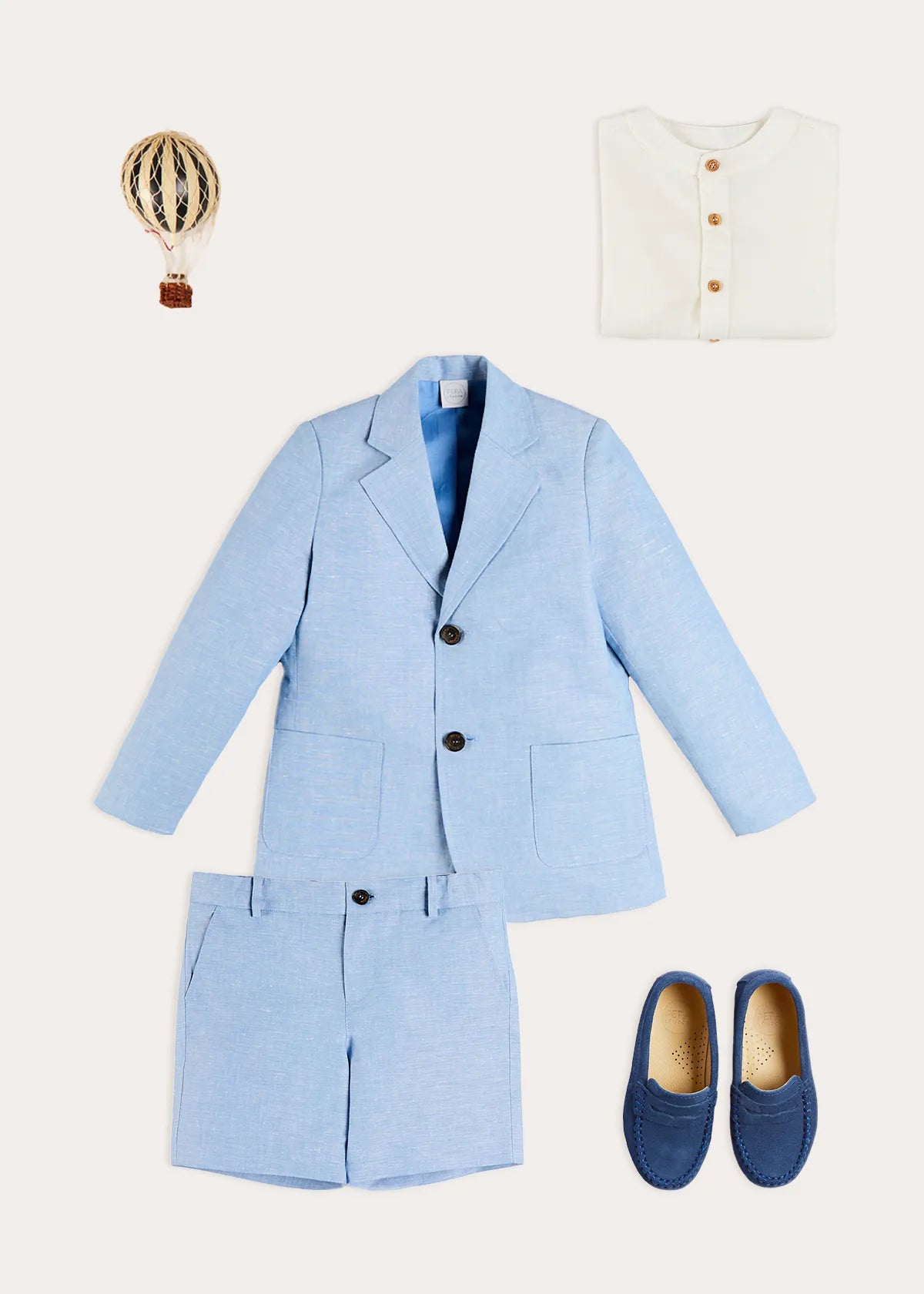 The Sky Blue Shorts Boy Look Look from Pepa London