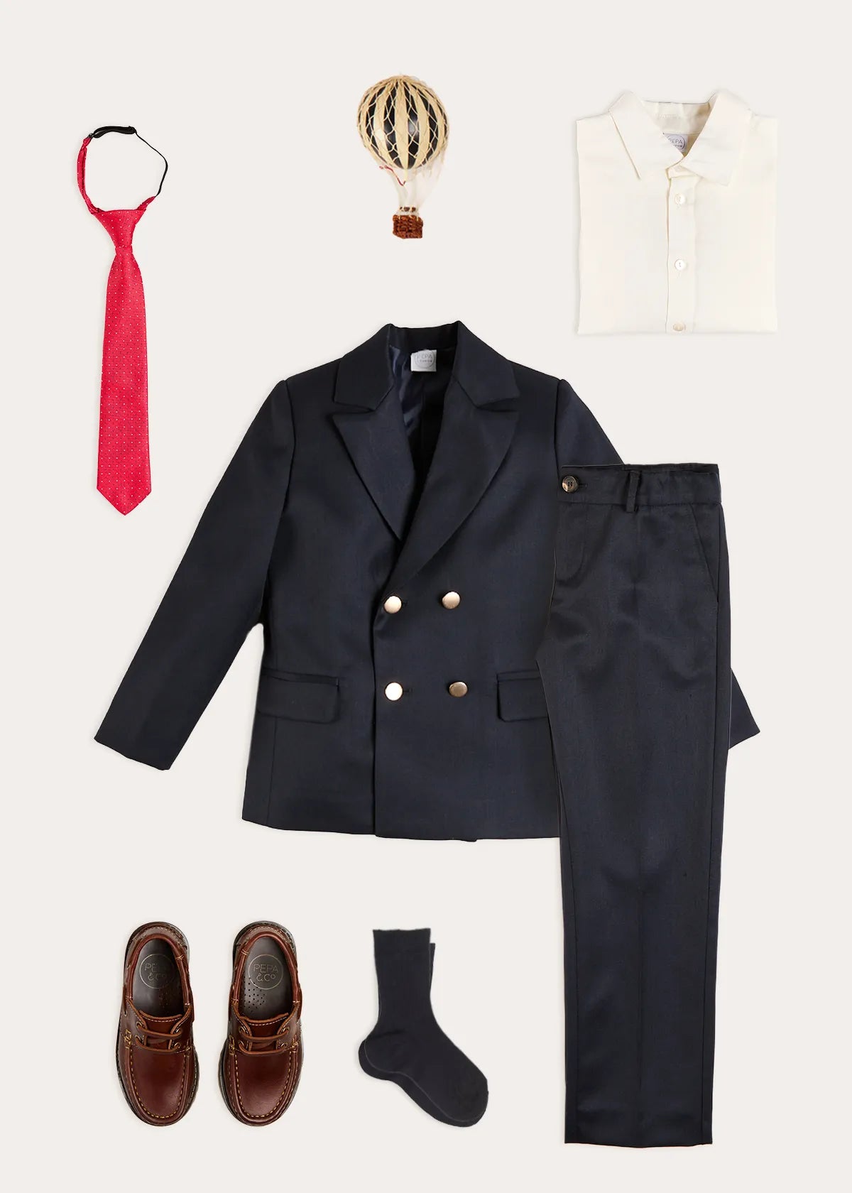 The Navy Suit Boy Look Look from Pepa London