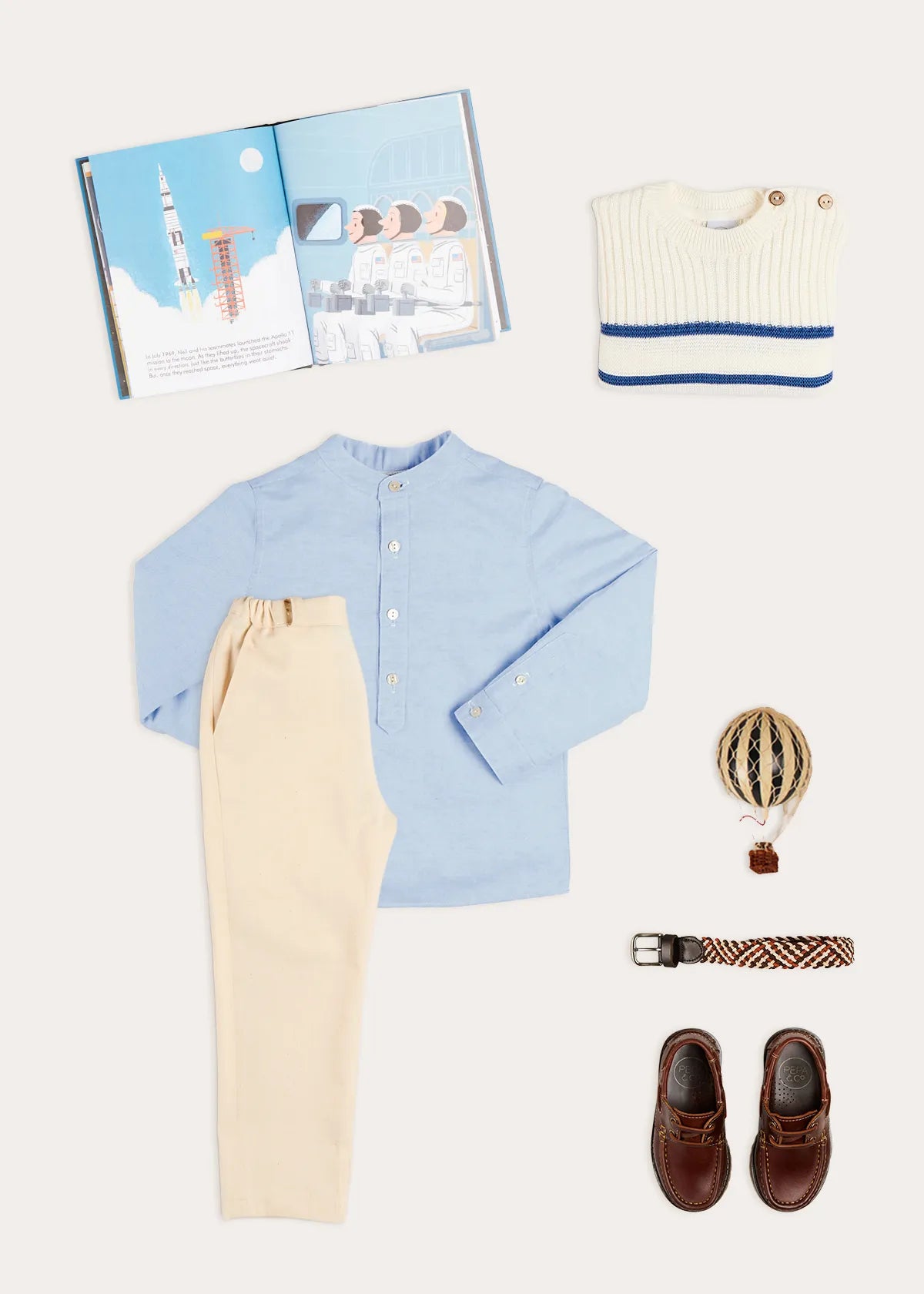 The Stripe Jumper Toddler Boy Look Look from Pepa London