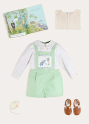The Elephant Dungarees Toddler Boy Look Look from Pepa London