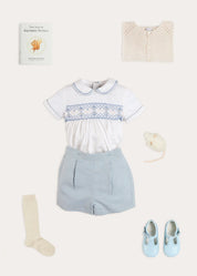 The Sky Blue Two Piece Toddler Boy Look Look from Pepa London