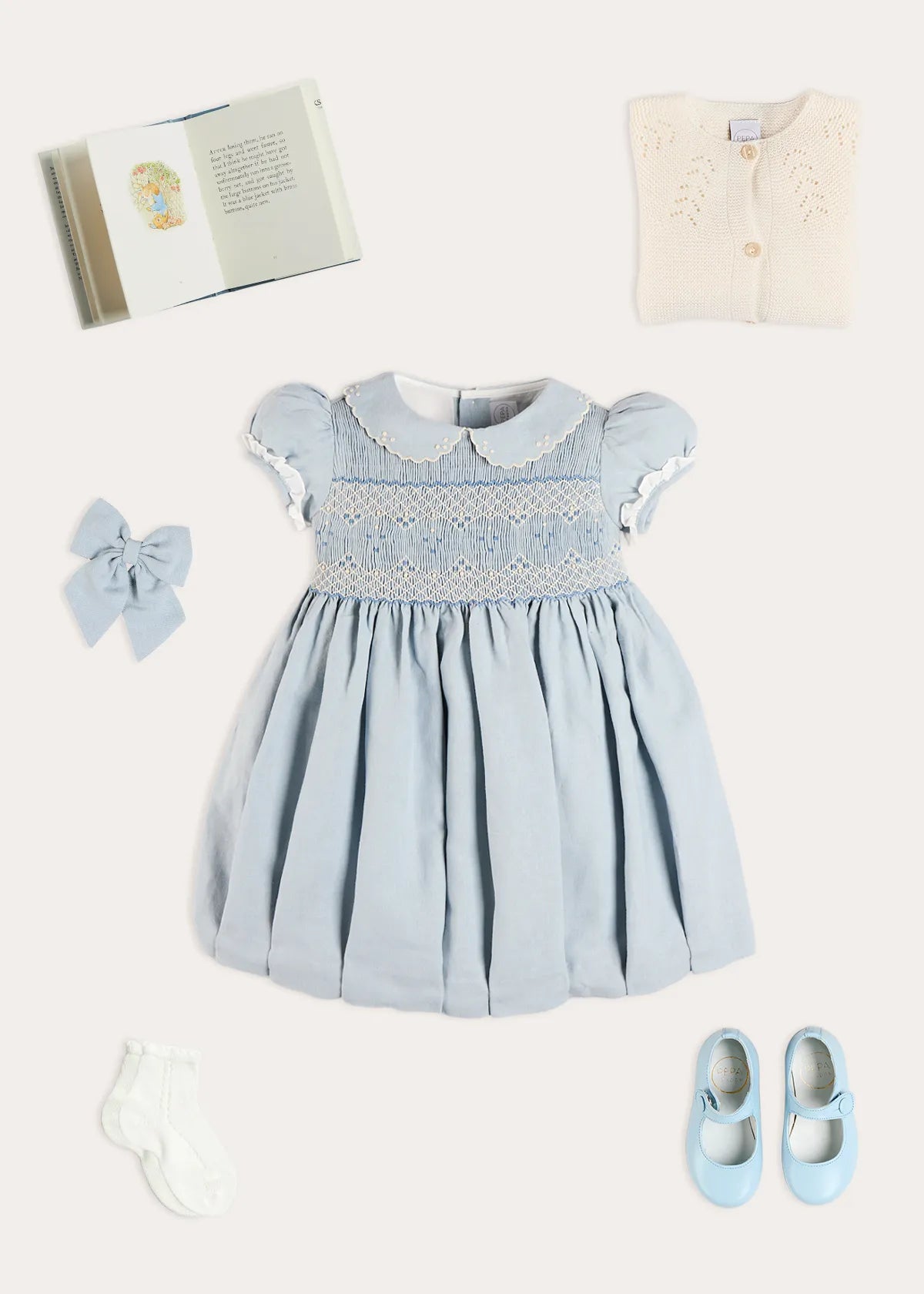 The Sky Blue Dress Girl Look Look from Pepa London