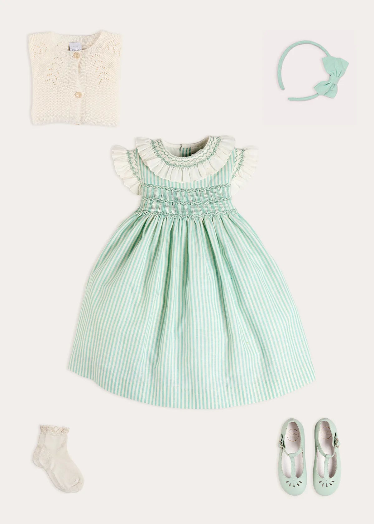 The Wimbledon Dress Toddler Girl Look Look from Pepa London