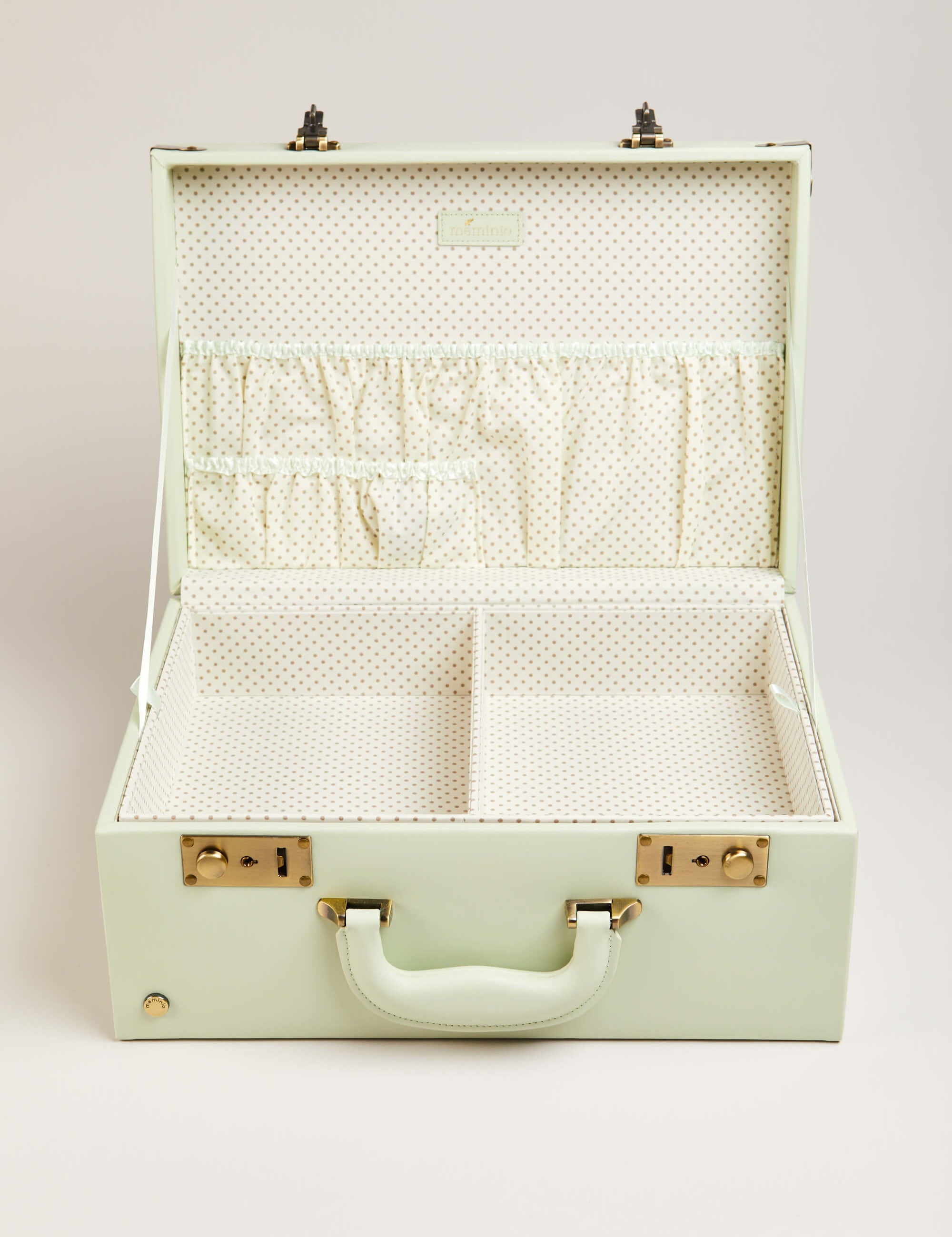 Sage Green Leather Memory Case Toys  from Pepa London