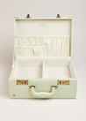 Sage Green Leather Memory Case Toys  from Pepa London