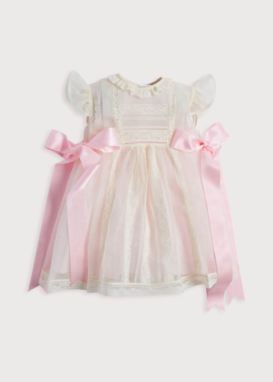 Traditional Light Pink Christening Gown (3mths-6yrs) Dresses from Pepa London
