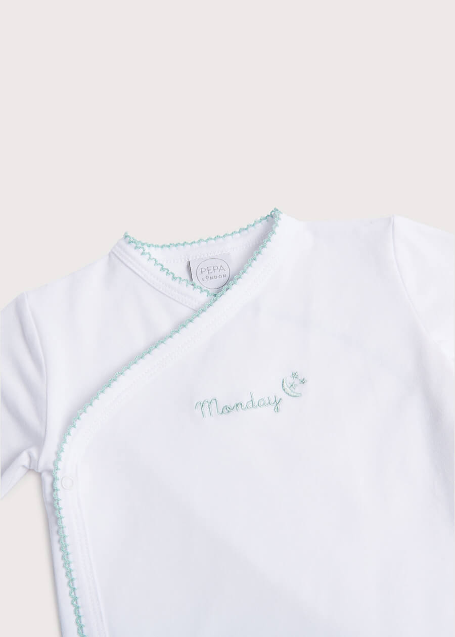 Seven Days a Week Bodysuit Set (0-12mths) Gift Sets  from Pepa London