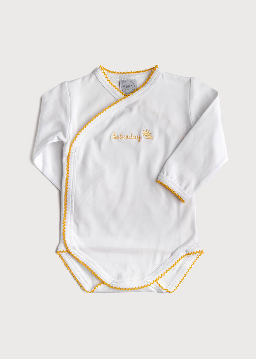 Seven Days a Week Bodysuit Set (0-12mths) Gift Sets  from Pepa London