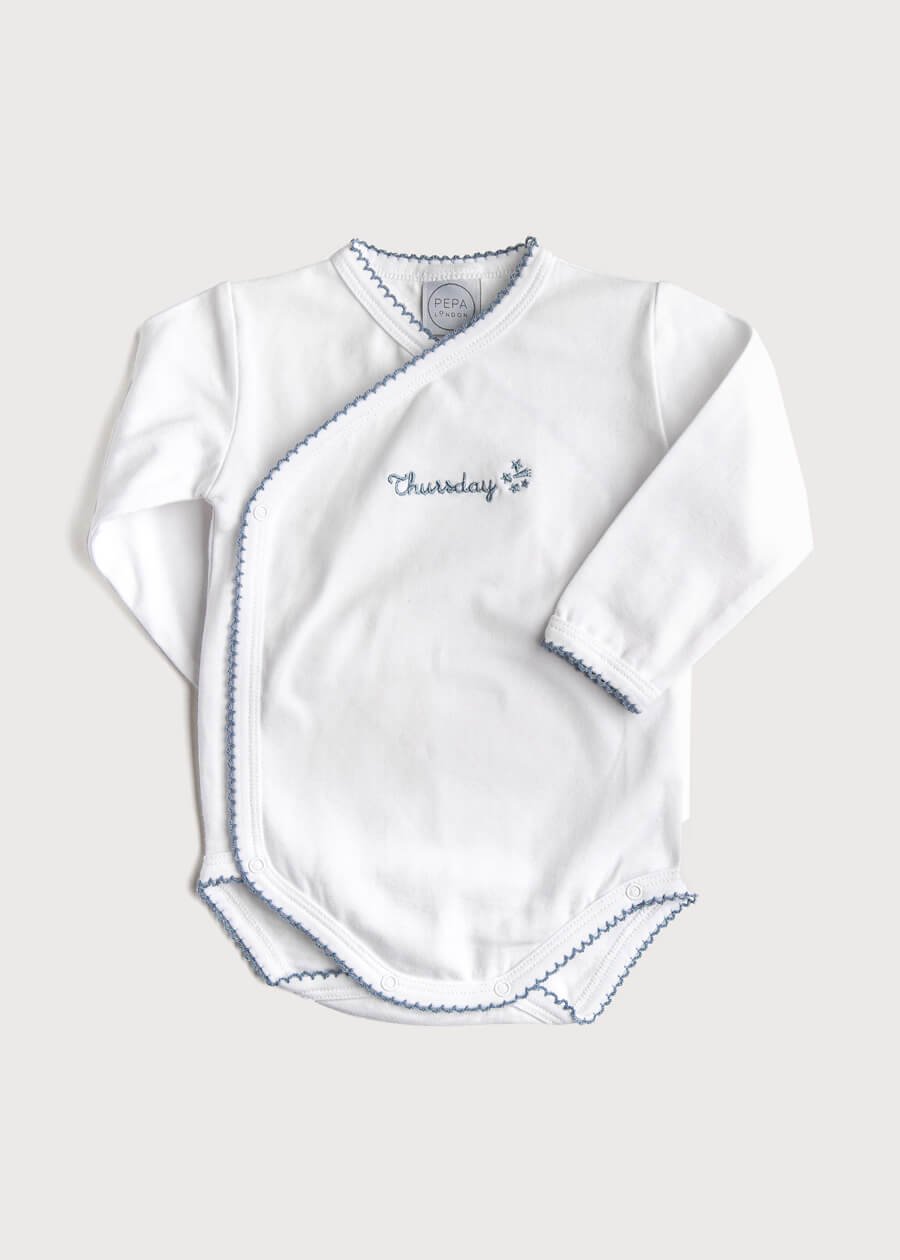 Seven Days a Week Bodysuit Set (0-12mths) Gift Sets  from Pepa London
