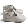 T-Bar Pram Shoes in Ivory Shoes  from Pepa London
