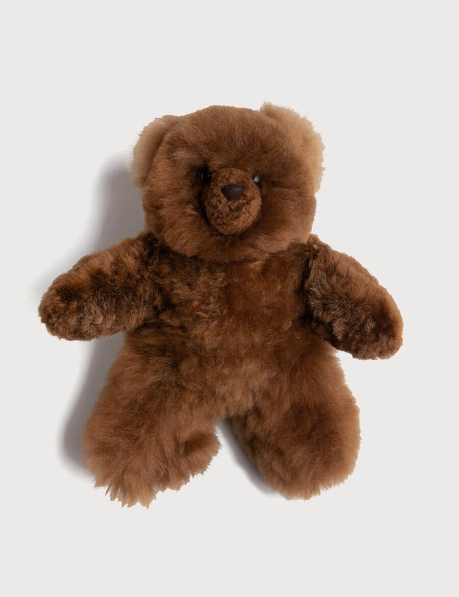 Brown Teddy Bear (100% Alpaca Fur) Toys  from Pepa London