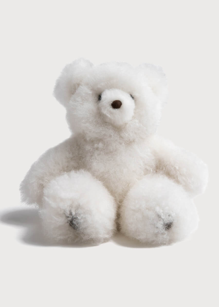 White Teddy Bear (100% Alpaca Fur) Toys  from Pepa London