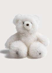 White Teddy Bear (100% Alpaca Fur) Toys  from Pepa London