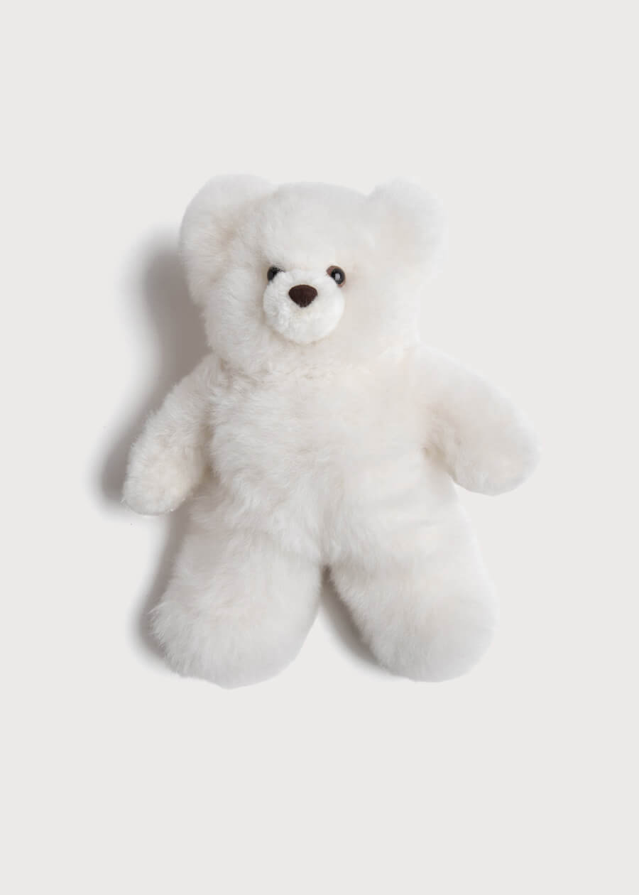 White Teddy Bear (100% Alpaca Fur) Toys  from Pepa London