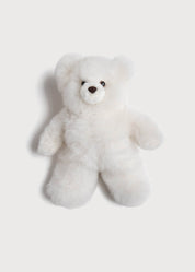 White Teddy Bear (100% Alpaca Fur) Toys  from Pepa London