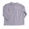 Blue and Red Checked Cotton Shirt Shirts  from Pepa London
