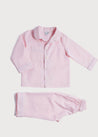 Striped Pyjama in Pink (18mths-10yrs) Nightwear  from Pepa London
