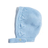 Blue Knitted Openwork Bonnet Knitted Accessories  from Pepa London