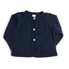 Classic Cardigan in Navy (12mths-10yrs) Knitwear  from Pepa London