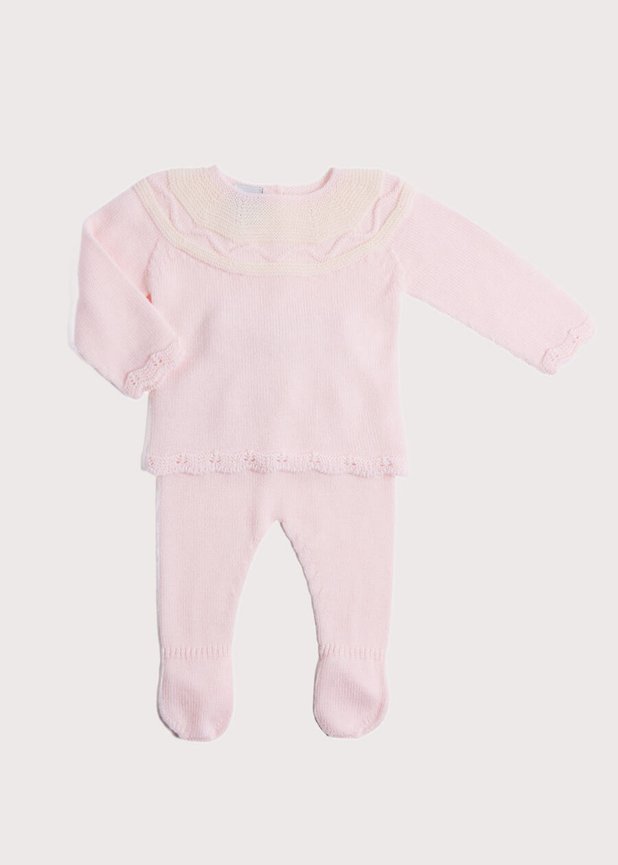 Newborn Knitted Fantasy Set in Pink (0-9mths) Knitted Sets  from Pepa London