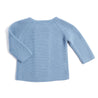 Blue Knitted Newborn Cardigan (3-12mths) Knitwear  from Pepa London