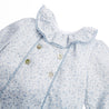 Blue Floral Blouse Overlay With Bodysuit (3mths-2yrs) Blouses  from Pepa London