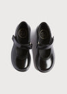 Classic Patent Leather Mary Jane Shoes in Black (25-34EU) Shoes  from Pepa London