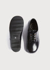 Leather Lace-Up Black Shoes (25-33EU) Shoes  from Pepa London