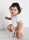 Light Floral Ruffle Collar Short Sleeve Bodysuit in Pink (0mths-2yrs) Tops & Bodysuits  from Pepa London