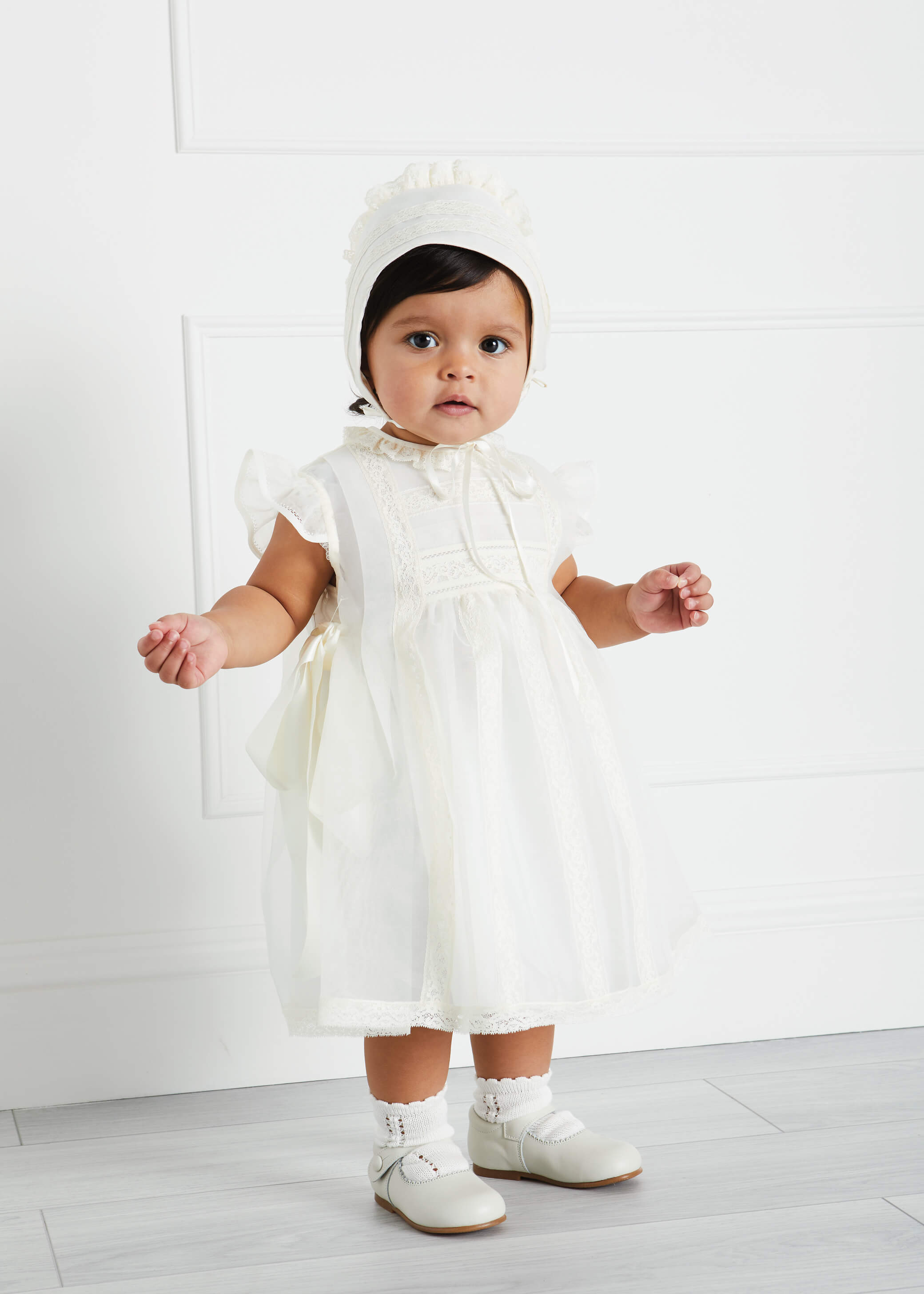 Traditional Cream Christening Gown (3mths-5yrs) Dresses from Pepa London