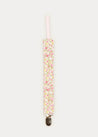 Floral Dummy Clip In Pink ACCESSORIES  from Pepa London