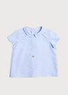 Classic Oxford Front Pocket Shirt in Light Blue (12mths-3yrs) Shirts  from Pepa London