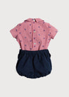 Embroidery Anchor Set in Red And Navy (6mths-3yrs) Sets  from Pepa London