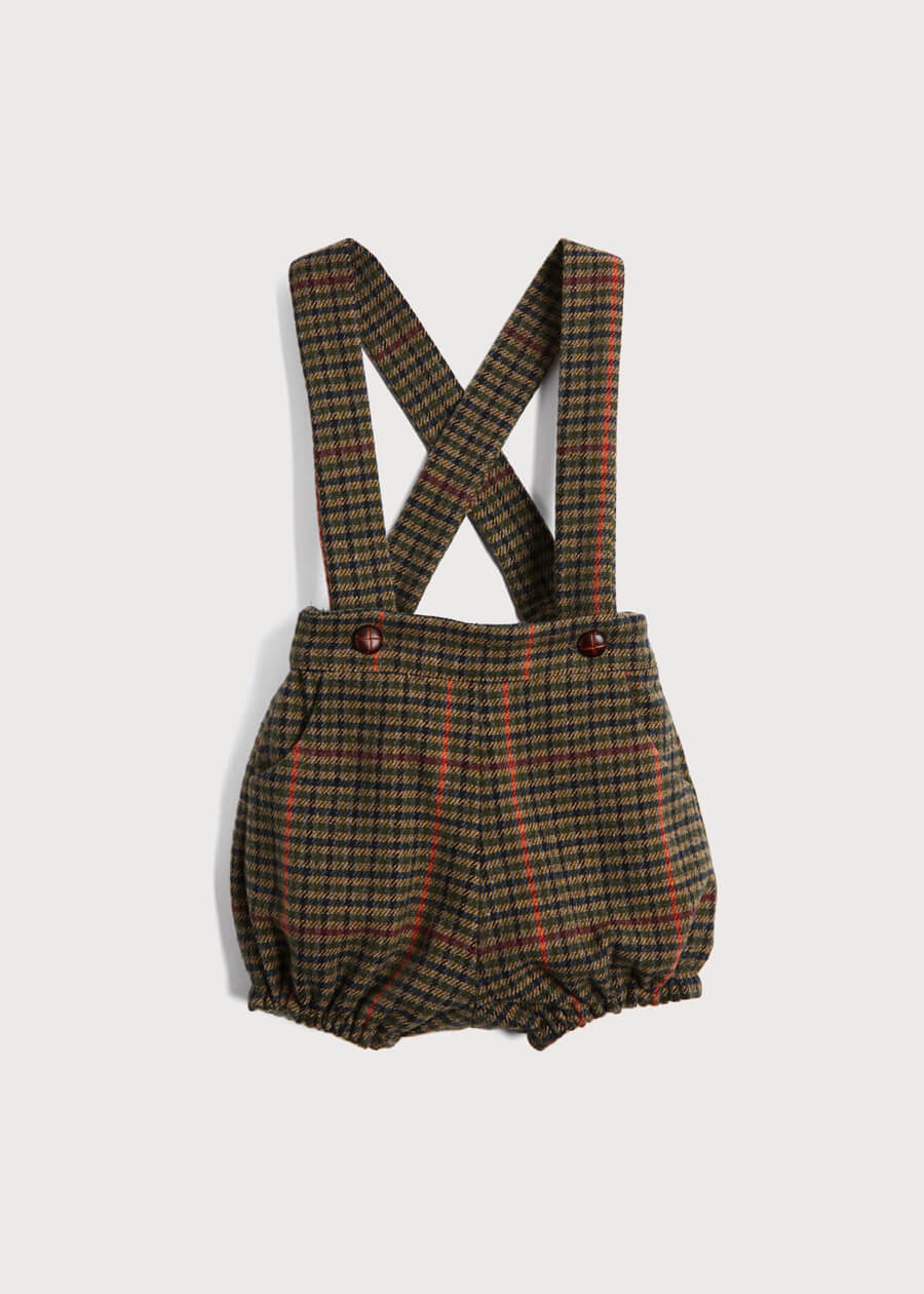 Tweed Bloomers With Braces in Brown (9mths-2yrs) Bloomers  from Pepa London