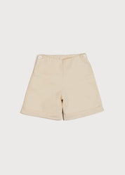 Faux Pocket Elasticated Waist Shorts in Ivory (12mths-4yrs) Shorts from Pepa London