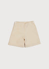 Faux Pocket Elasticated Waist Shorts in Ivory (18mths-3yrs) Shorts  from Pepa London