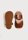 Open Toe Leather Sandals in Brown (17-30EU) Shoes  from Pepa London