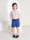 Classic Smart Shorts in French Blue (4-10yrs) Shorts  from Pepa London