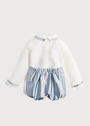 Blue Silk Celebration Set (3mths-4yrs) Sets from Pepa London