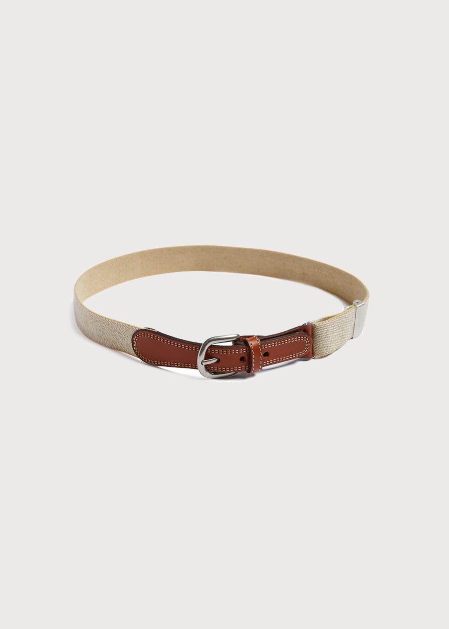 Cream Boy's Belt Belts & Braces  from Pepa London