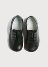 Lace Up Shoes in Green (26-34EU) Shoes  from Pepa London