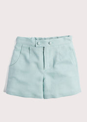 Boys Celebration Shorts Teal (4-10yrs) Shorts  from Pepa London