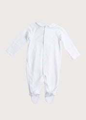 Green Hand Smocked Cotton All-in-One (0-18mths) Nightwear  from Pepa London