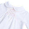 Pink Hand Smocked Cotton Pyjama Set (0-6mths) Nightwear  from Pepa London