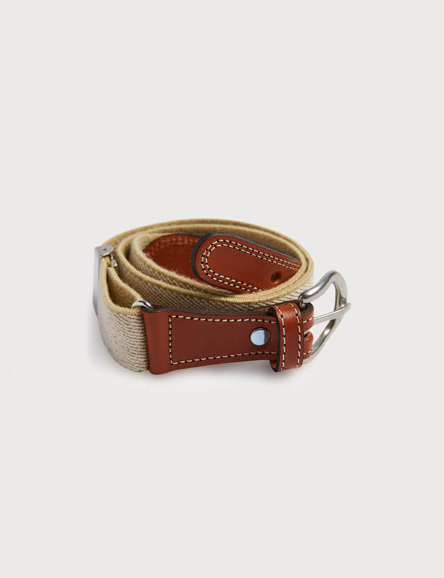 Cream Boy's Belt Belts & Braces  from Pepa London