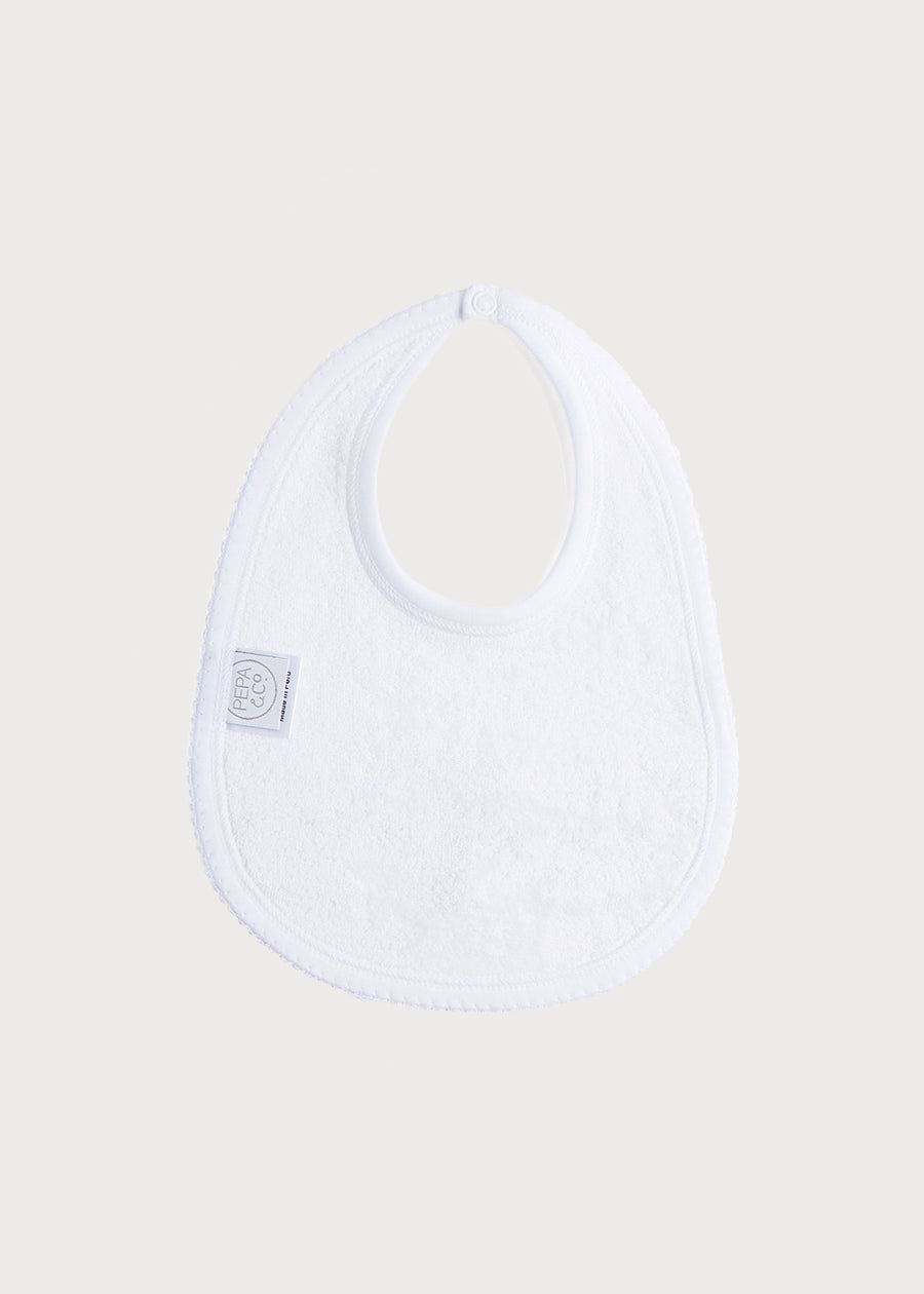 Green Hand Smocked Bib Accessories  from Pepa London