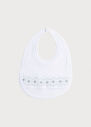 Green Hand Smocked Bib Accessories  from Pepa London
