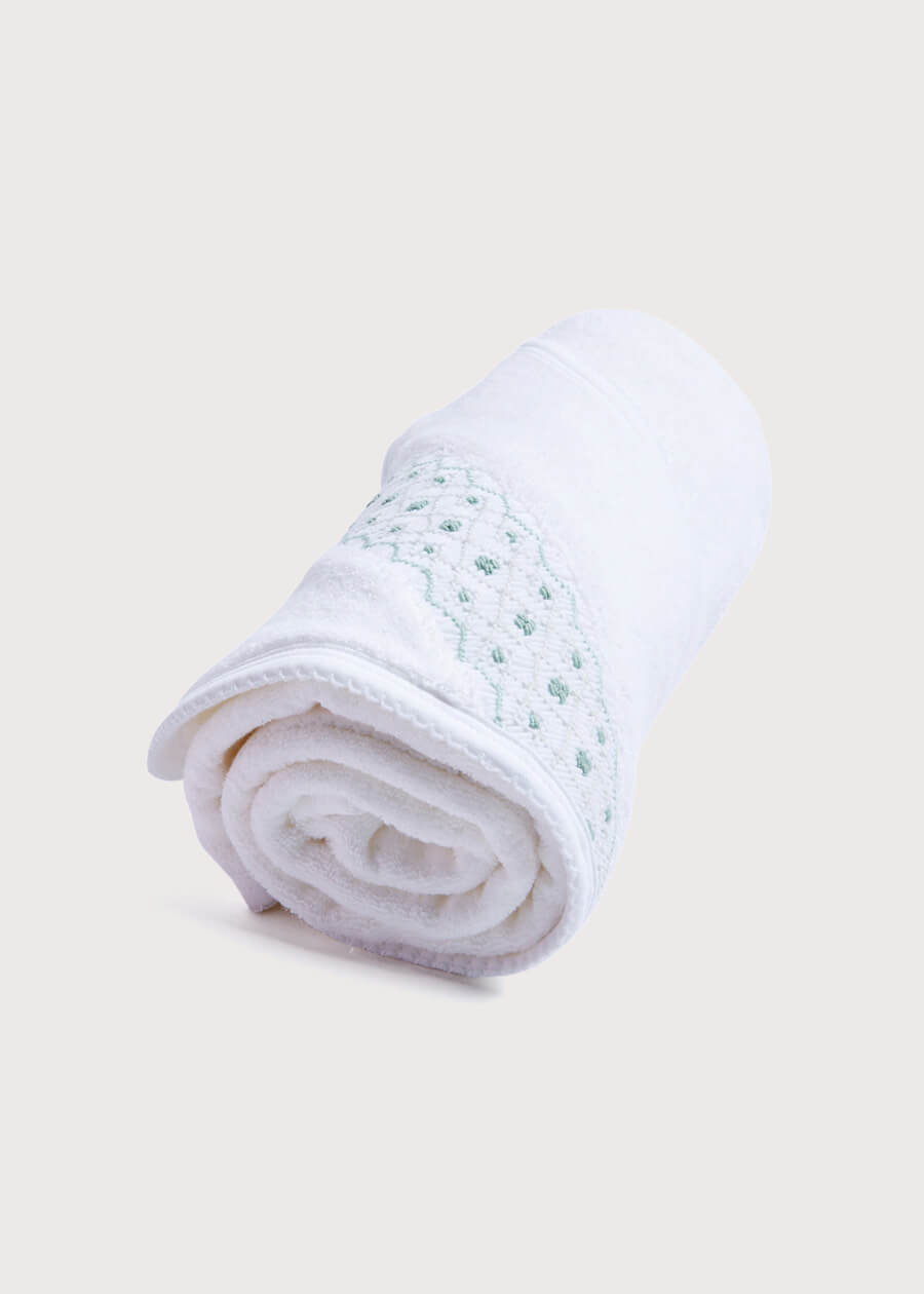 Green Hand Smocked Towel Accessories  from Pepa London