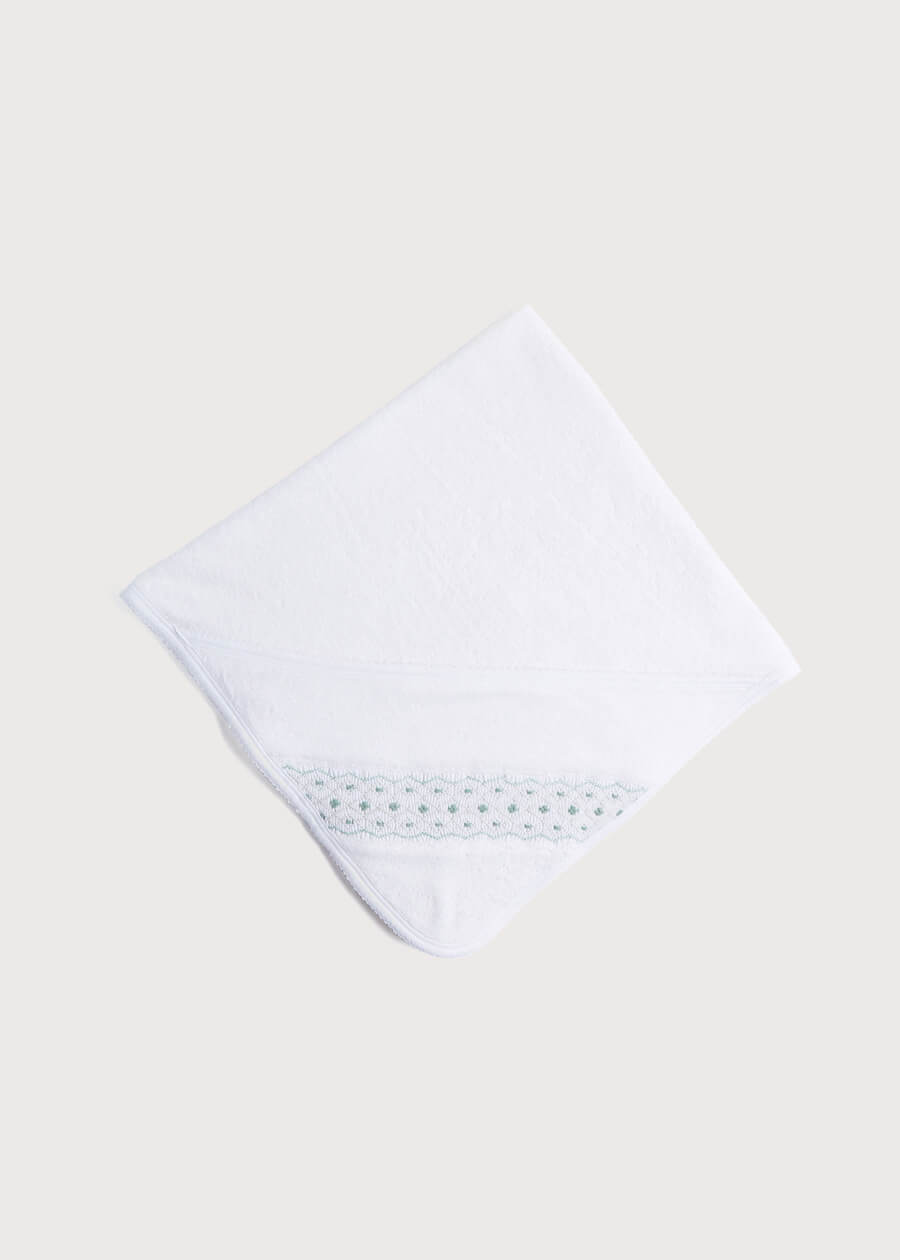 Green Hand Smocked Towel Accessories  from Pepa London